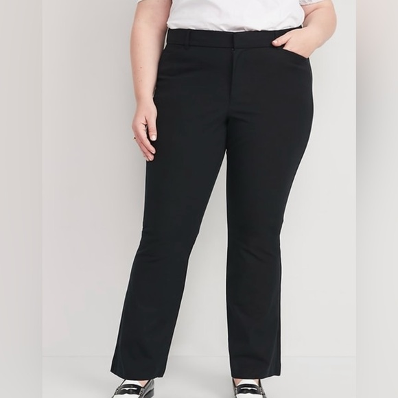 Old Navy Women’s High Rise Secret Smooth Pockets Pixie Flair BlackJack - 20 - Picture 1 of 8